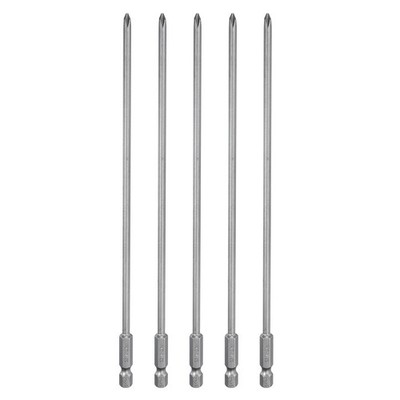 5pcs Phillips PH1 Magnetic Screwdriver Tip 1/4\'' for Hex 200mm 4mm