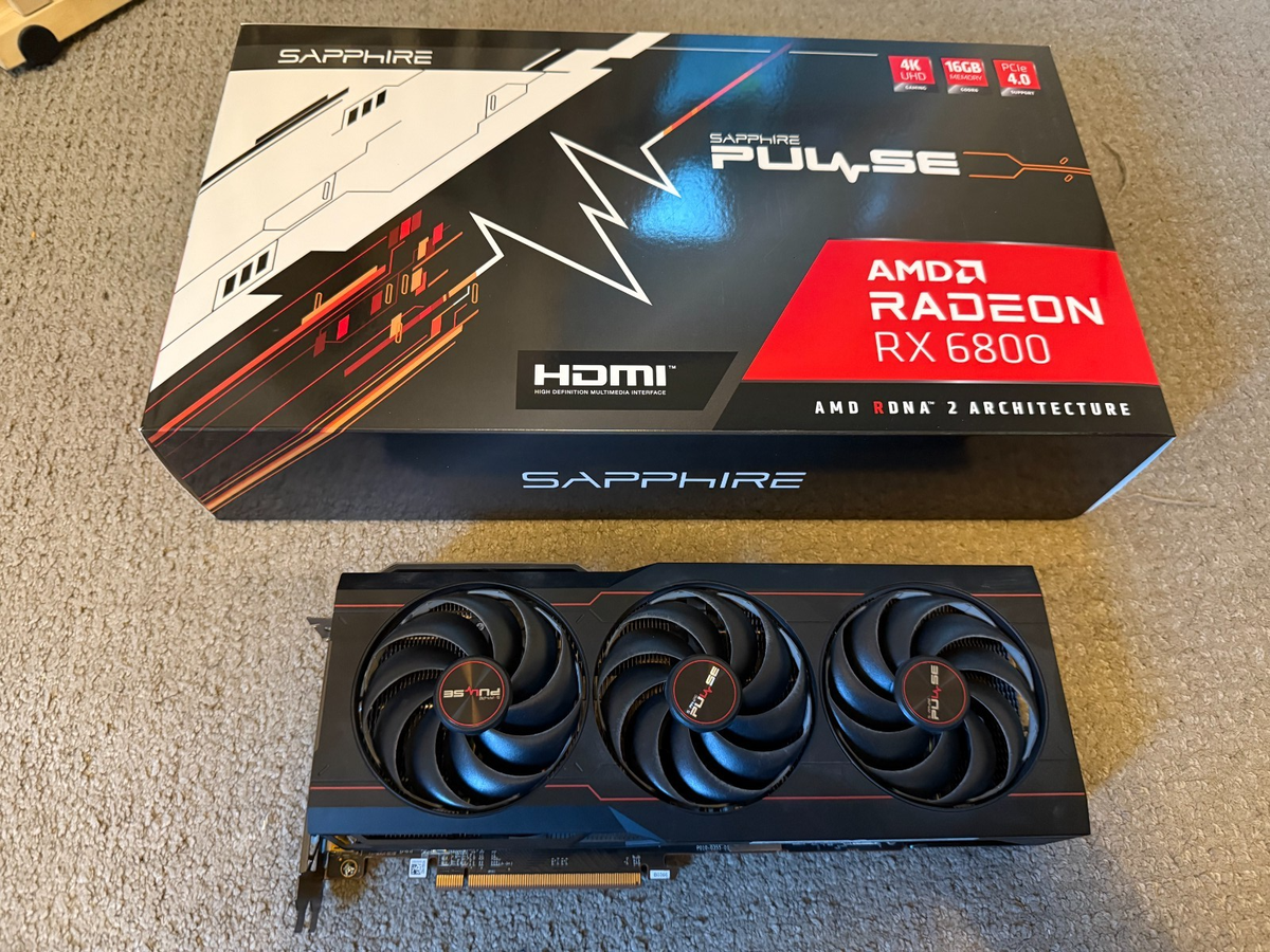 【ジャンク】Sapphire Radeon RX 6800 16GB SAPPHIRE PULSE AMD Radeon RX 6800 16GB GDDR6 Graphic Card for sale