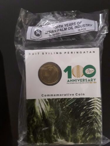Malaysia 100th Anniversary Malaysian Palm Oil Industry  coin card  2016 10pcs - Picture 1 of 1