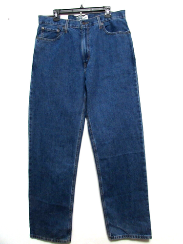 NWT Levi's Signature Jeans Men 36x34 Blue Denim Medium Wash Straight Relaxed Y2K - Picture 2 of 18