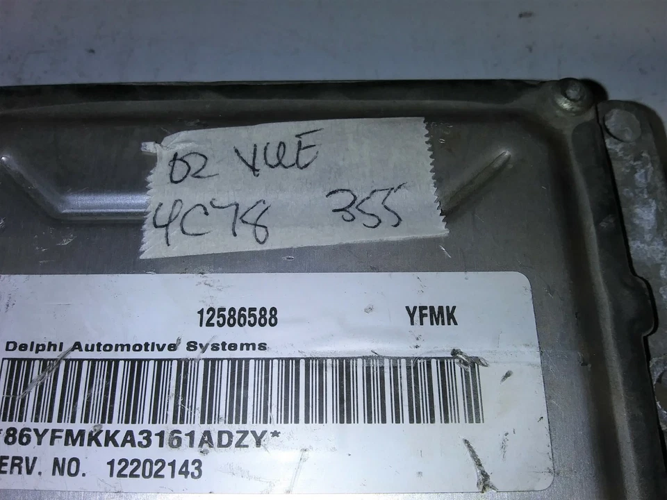 2002 Saturn Vue ecm ecu computer 12586588 - Image 2 of 4