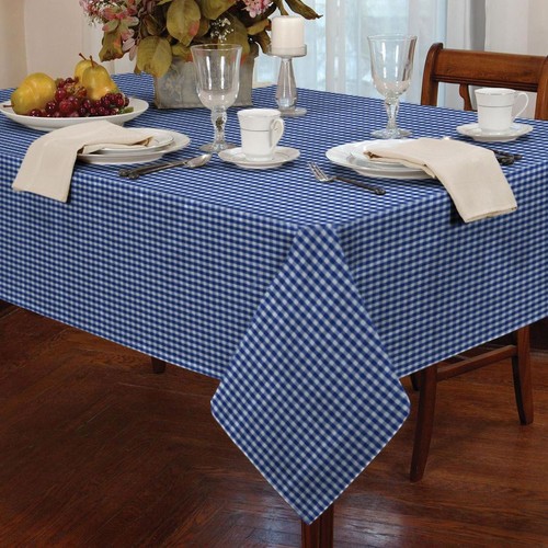 Gingham Check Tablecloths, 6 fantastic colours, 6 sizes,100 % Polyester - Picture 7 of 7