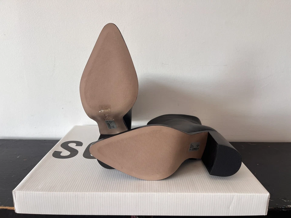 Короткие кожаные сапоги, сапоги Schutz Blaze с западным стилем - Изображение 4 из 4