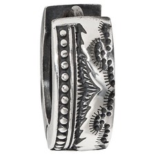 cai men homme créole argent sterling 925 rhodié oxydé design rockabilly