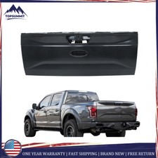 For Ford F-150 2015 2016 2017 Without Flex Step Black Steel Rear Tailgate Shell