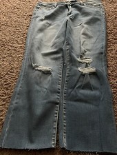 NWT WOMENS VERVET JEANNE HIGH RISE STRETCH SLIM STRAIGHT JEANS-SIZE 32-LT BLUE