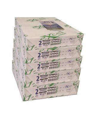 Carbonless 2 Part Reverse Paper By Excel 232351 85 X 11 5 Reams 
