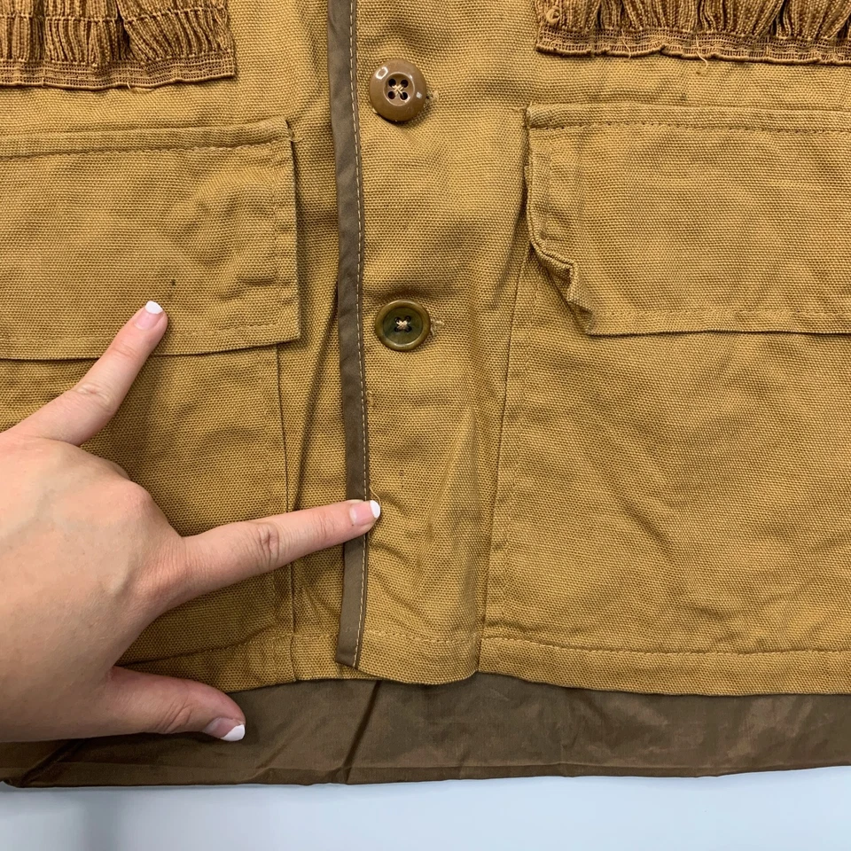 Vintage Game Winner Hunting Vest Mens L Large Shooting Bullet Sleeveless Cotton - Image 3 of 4