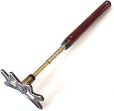 Billiard Bridge Retractable Pool Stick with Removable Bridge Head Portable Desi