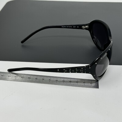 RALPH LAUREN 7571 Black Oval Sunglasses 64 [] 16 | eBay display picture 3
