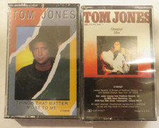 Lot-2 New Tom Jones-Cassettes - Greatest Hits/Things That Matter MostTo Me