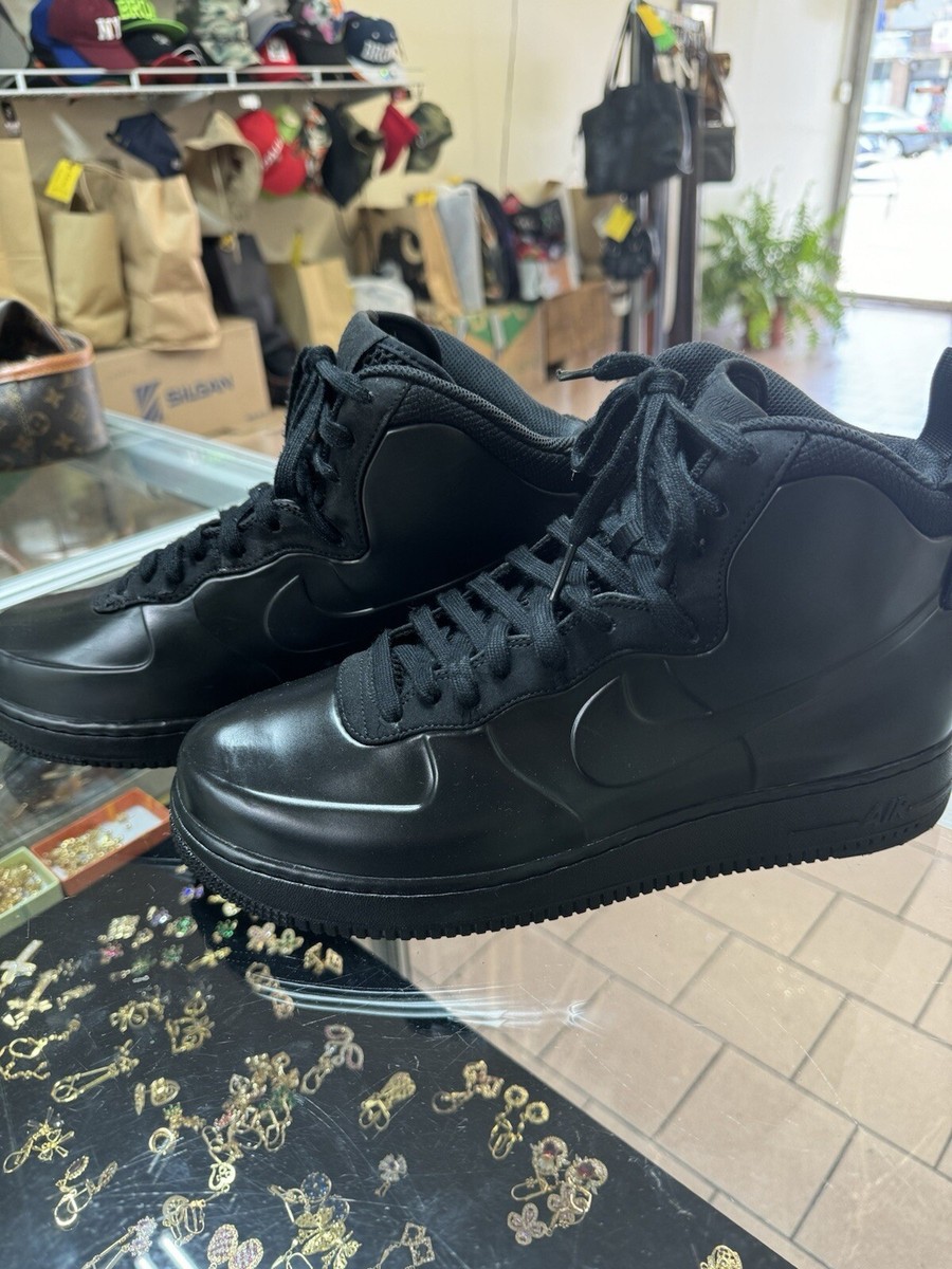 2018 Nike Air Force (1)Foamposite (Black)/(АН6771-001)High