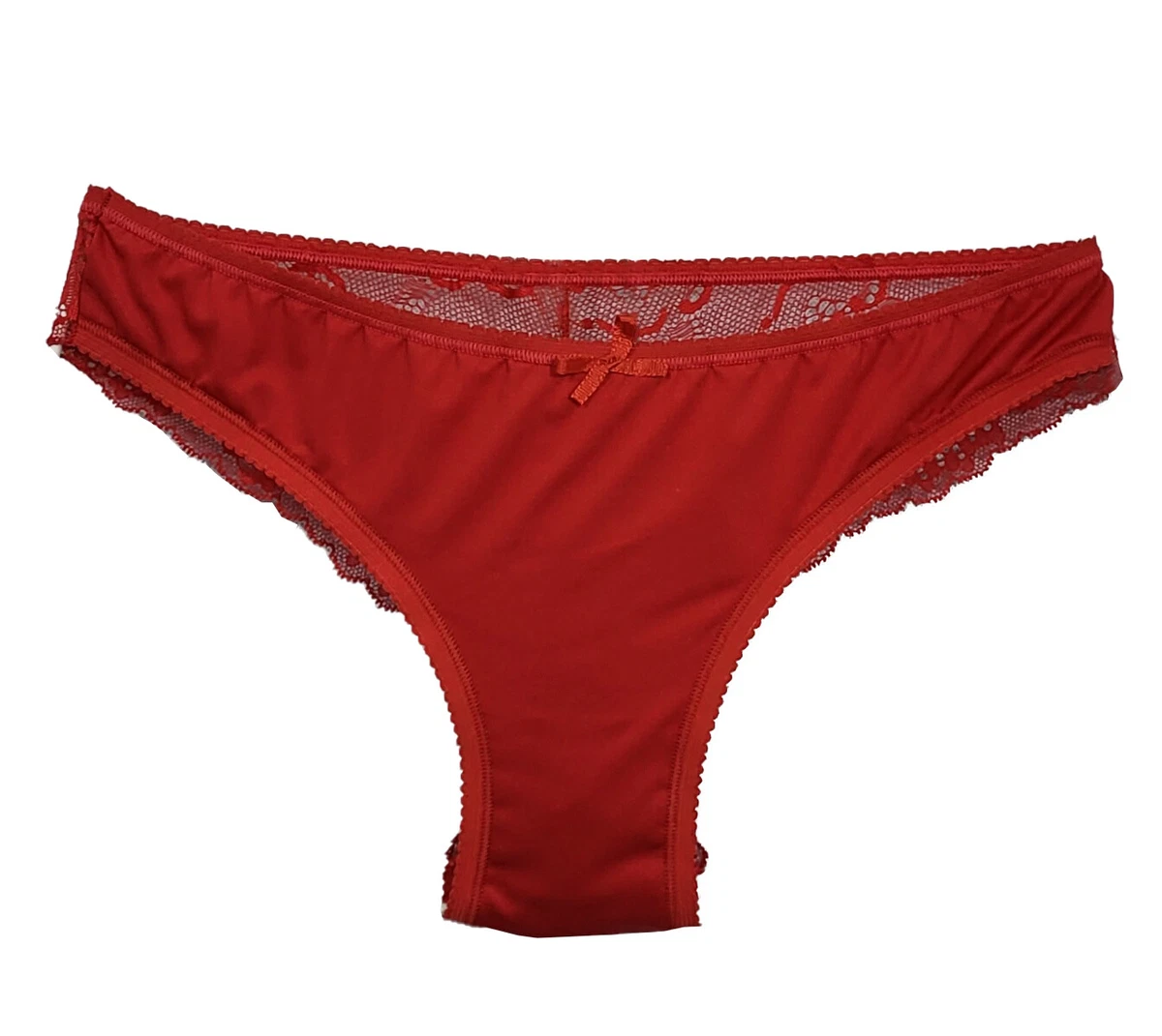Set di camicie da notte da donna, in pizzo, in raso, biancheria da notte, slip, sexy, pigiameria, pinguino, pigiama da donna, Colore: rosso, XL