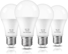 LED Light Bulbs100 Watt Equivalent A19 13W Lightbulb 5000K Daylight White 4 Pack