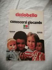 PUBBLICITA' ORIGINALE ADVERTISING BAMBOLOTTO "CICCIOBELLO" SEBINO anni 70/80