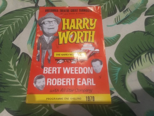 THE HARRY WORTH SHOW BRITANNIA THEATRE GREAT YARMOUTH 1970 PROGRAMME VINTAGE