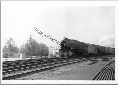 1950 Pennsylvania Railroad 5439 Dampflok Dayton, OH Station Foto T2-643