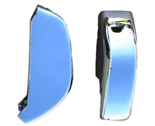 Porsche 911 912 65-71 Chrome New Rear Bumper Guards Without Rubber Pads-Pair