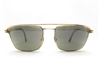 LIZON CAPTAIN DP SPORTS WRAP GOLD 14KT EYEGLASSES FRAMES FRANCE 54-136 116602