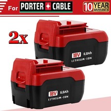 2Pack 18V Lithium Ion Battery for Porter Cable 18 Volt PC18B PC18BL PC18BLX Tool