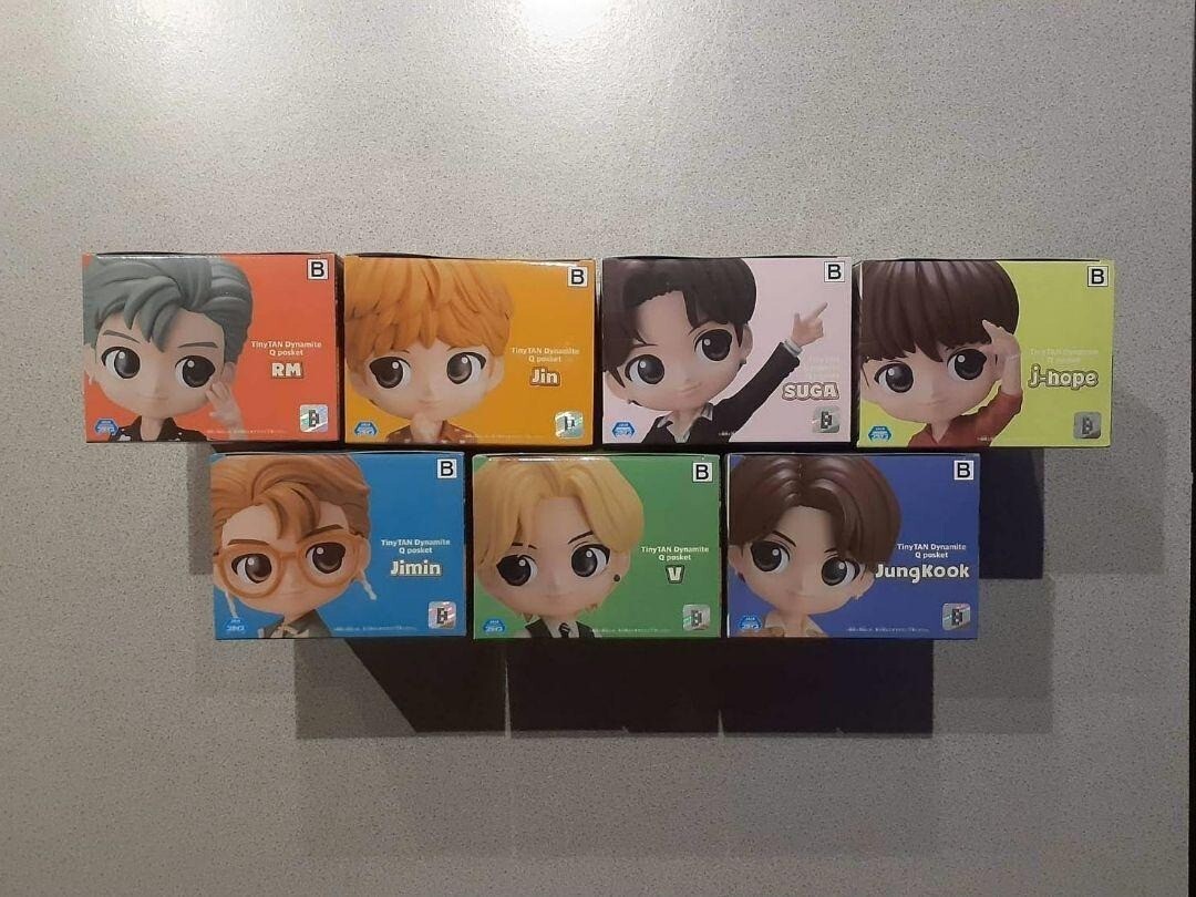 BTS Qposket フィギュア Dynamite 7体セット Q Posket BTS TinyTAN Dynamite Figure B Type Complete Set of