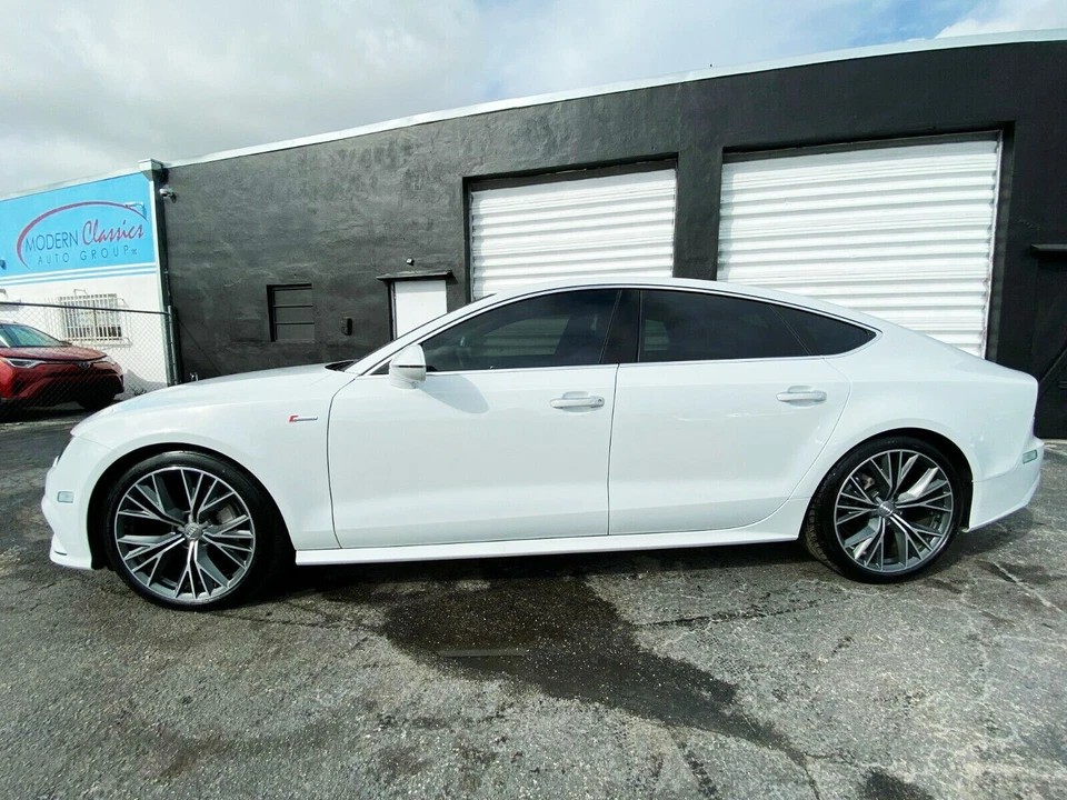 Luces de señalización laterales LED completas ámbar/rojo blanco/claro para Audi A7 S7 RS7 12-18 Foto 4 de 4