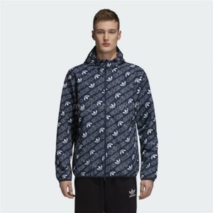 adidas printed windbreaker