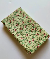 Signature Classics By Oakhurst Textiles Red White Berry Holly Fabric 45" x 2yds