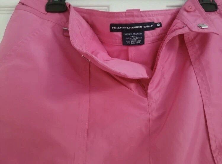 Falda corta de golf rosa Ralph Lauren para mujer talla 10 Foto 2 de 3