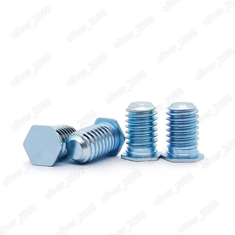 Tornillos remachadores a presión de cabeza hexagonal de acero galvanizado M3 M4 M5 M6 Foto 2 de 4