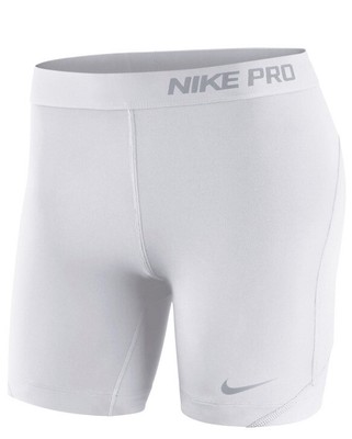 Nike Women's Dri-Fit Pro Sliding Shorts S Small White 863049-100 Softball Tights 823229313214 | eBay