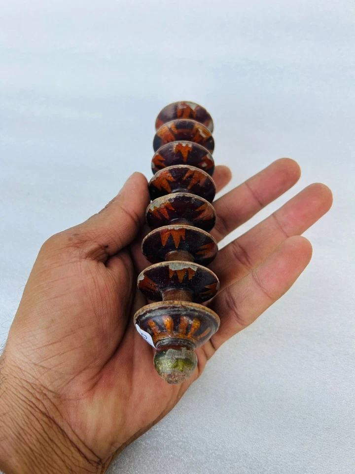 Juguete infantil vintage de madera pintado a mano hecho a mano juguete único para niños Foto 4 de 4