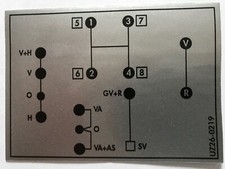 Unimog 421 sticker 8 circuit 117