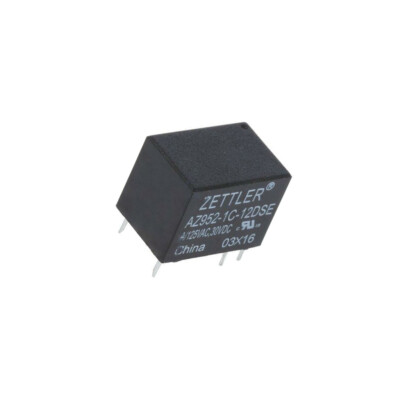 2X AZ952-1C-12DSE Relais: elektromagnetisch SPDT USpule : 12VDC 1A/125VAC 1A ZET