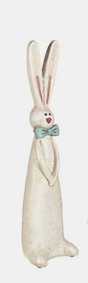 Blue Bow Tie Bunny Rabbit Figurine 15 Inch Tall Grasslands Road