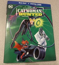 DC Animated Movie CATWOMAN HUNTED Blu-Ray  Digital Slipcover Tape Repair
