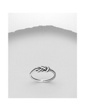 Ornate Infinity Love Knot Sterling Silver .925 Ring Sizes 5-9