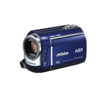 JVC Kenwood Victor 107MP Hard Disk Video Camera Everio Royal Blue GZ-MG330-A