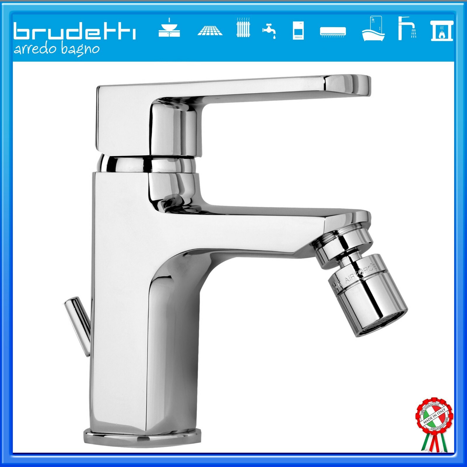 💧 Paini OVO Miscelatore Bidet Scarico Automatico 1"1/4 Monoforo Cromato