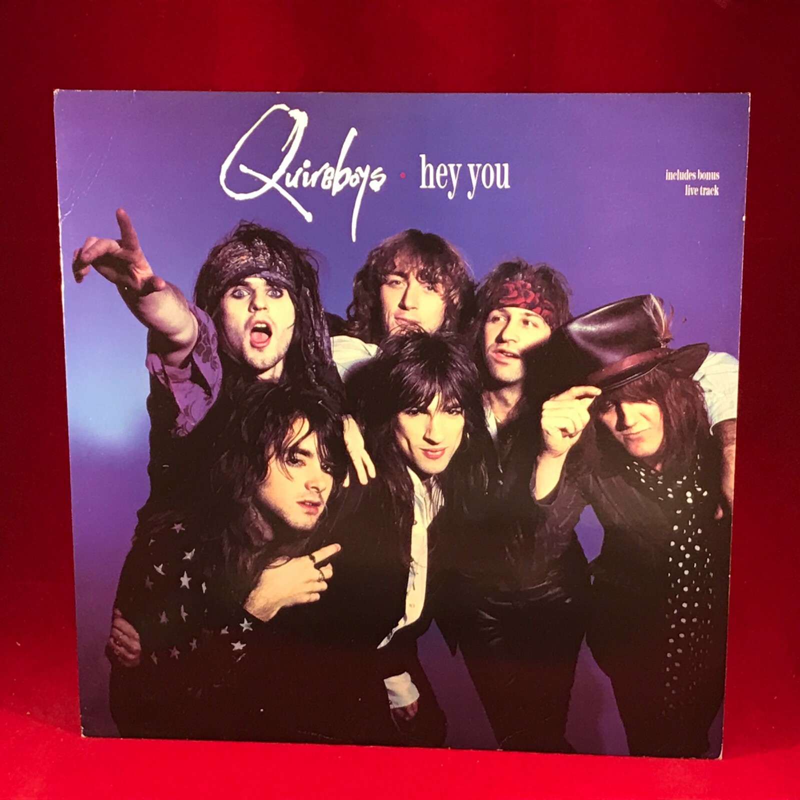 THE QUIREBOYS Hey You 1989 UK 12