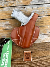 Vintage Don Hume Natural Brown H721 OWB Holster For Smith Wesson SW99