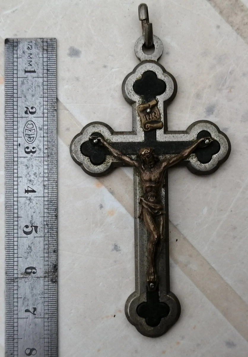 Médaille Religieuse Croix Pectorale - Métal Doré - Neuve