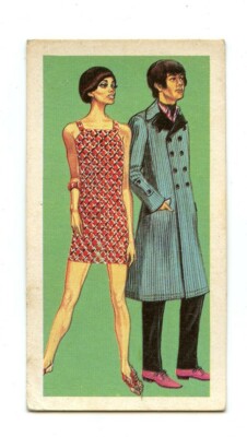 Brooke Bond Tea Card - British Costume Collectable Card #50 Day Clothes 1967 (5)