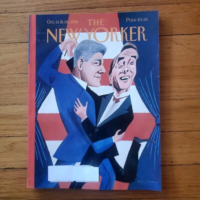 New Yorker Magazine October 21 1996 Bill Clinton Bob Dole McCarthyism Activism
