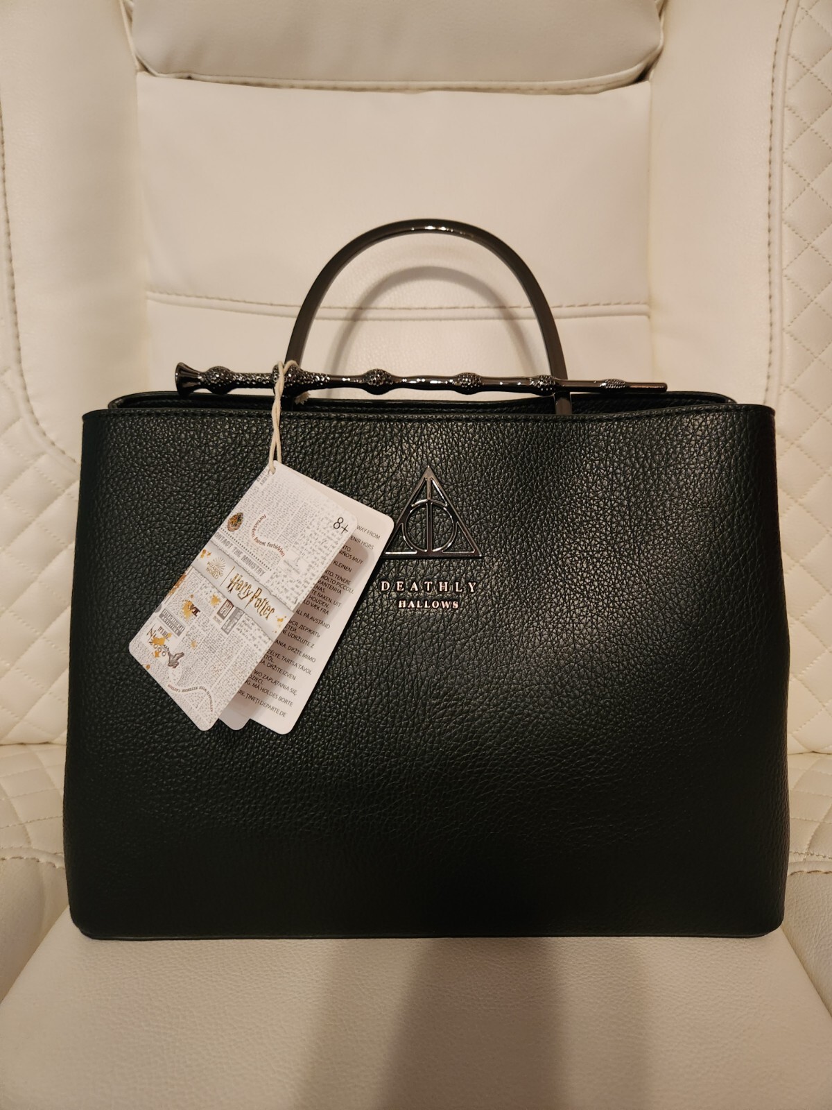 Loungefly Harry Potter Deathly Hallows Elder Wand Black Crossbody Bag