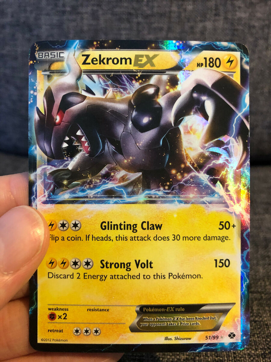 Pokémon TCG Zekrom EX Next Destinies 51/99 ULTRA RARE heavily