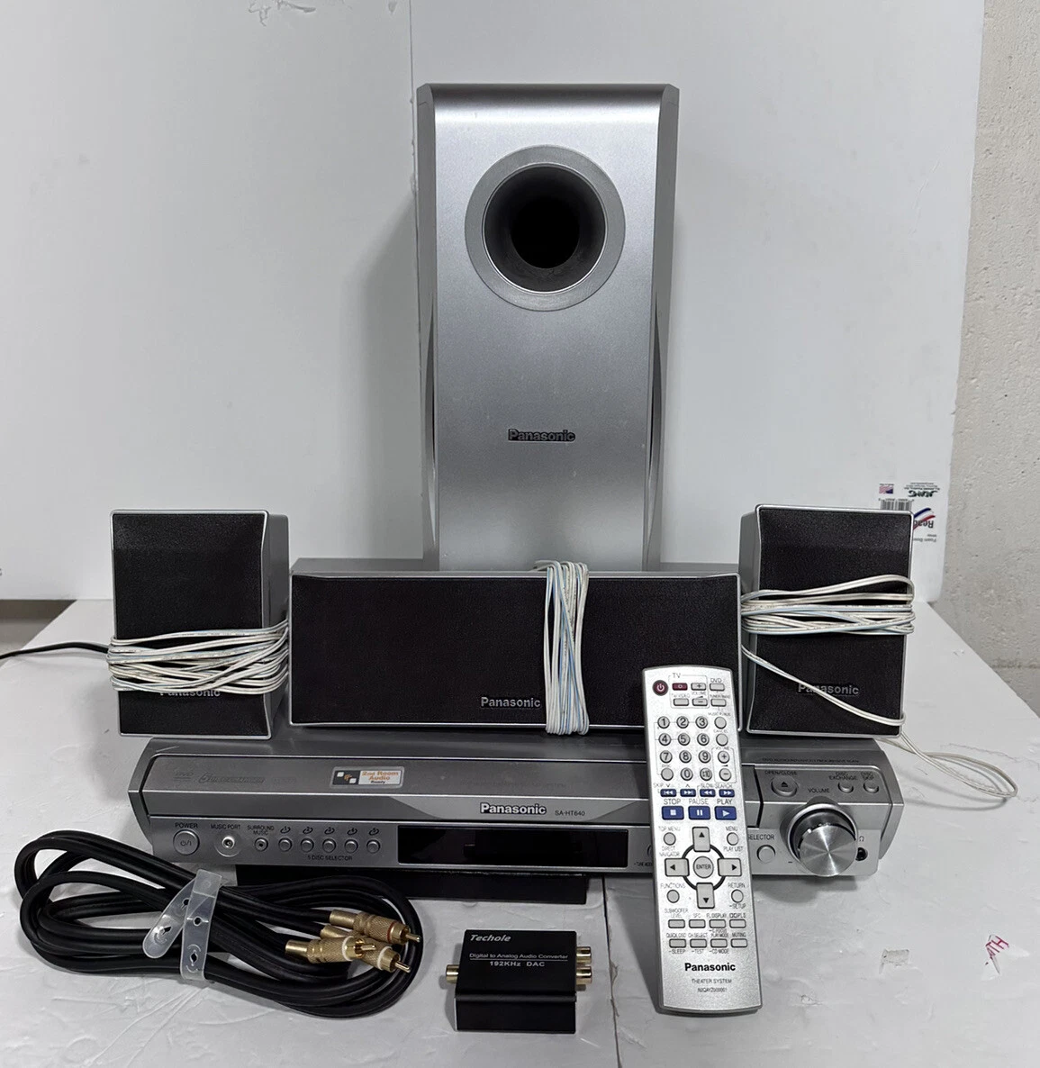 Panasonic Powerful DVD Home Theater Sound System 5Disc Changer