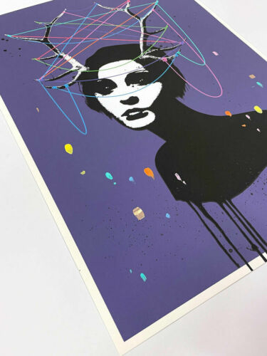 "The Taming of a Wild Mind" Variant HPM by Lee Eelus art screen print poster PP - Picture 3 of 4