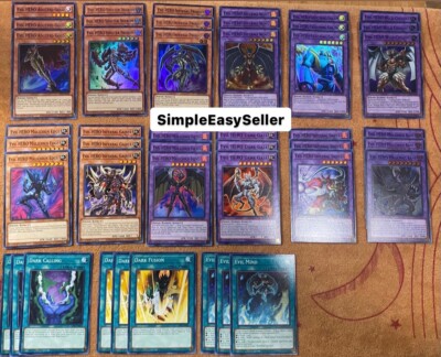   Yugioh 45x Card EVIL HERO DECK CORE LDS3-EN025 Adusted Gold 1ST EDITION  