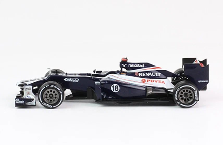 Williams FW34 2012 Pastor Maldonado Raro Fórmula 1 F1 Diecast Car 1:43+Revista Foto 2 de 3
